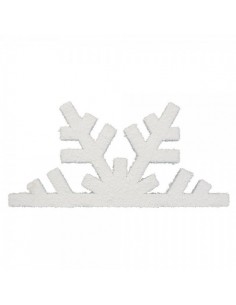 Figura de copo de nieve-hielo semiesfera Para escaparates de invierno en tiendas y centros comerciales