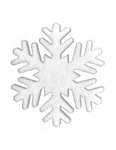 Figura de hielo-nieve xl para escaparates y ambiente invernal