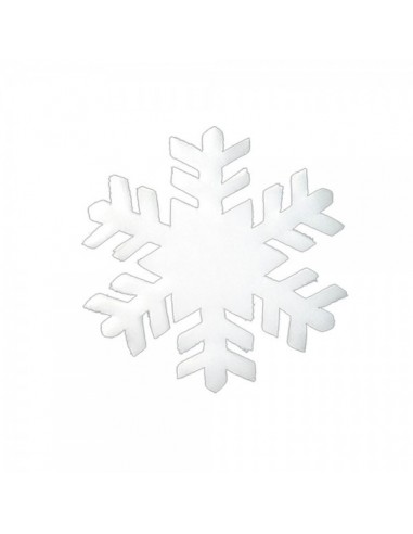 Figura de hielo-nieve de algodón blanco para escaparates y ambiente invernal