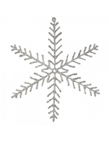 Figura de hielo-nieve cristalino para escaparates y ambiente invernal