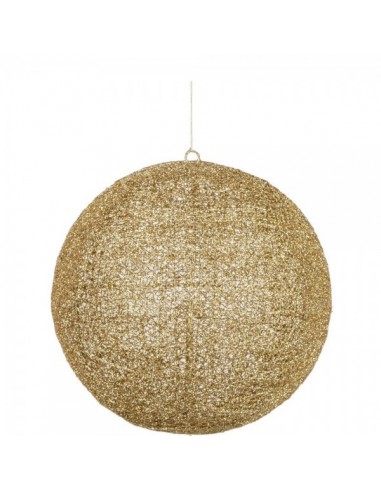 Bola decorativa de alambre dos mitades para la decoración árboles navideños para tiendas y centros comerciales