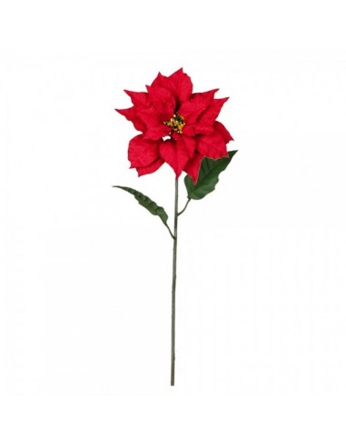 Tallo de poinsettia flor de pascua para la decoración navideña de centros comerciales calles tiendas