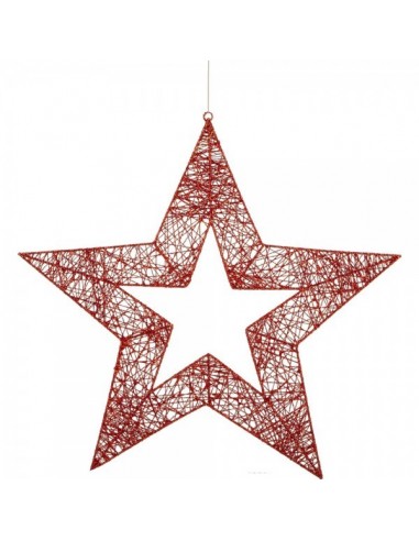 Estrella contorneada de alambre para la decoración de centros comerciales calles y tiendas