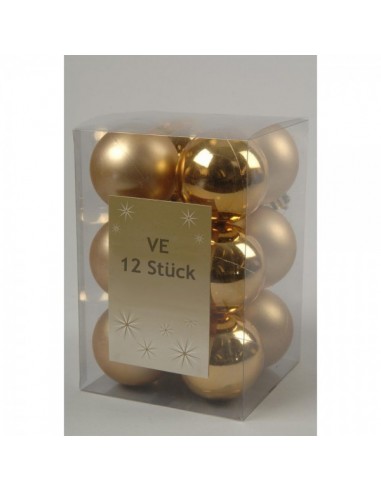 Bola de navidad brillo-mate de plástico para la decoración árboles navideños para tiendas y centros comerciales