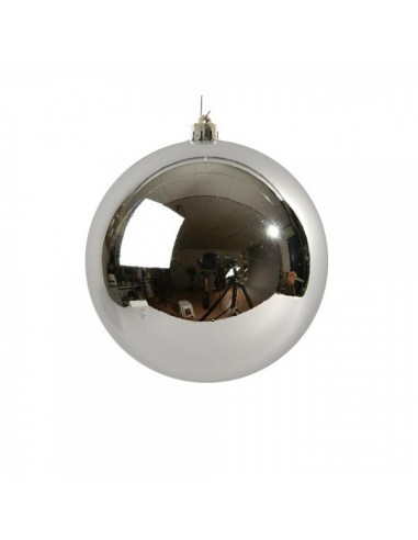 Bola de navidad brillo de plástico para la decoración árboles navideños para tiendas y centros comerciales