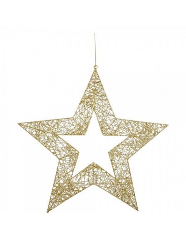 Estrella decorativa de alambre contorneada para la decoración de centros comerciales calles y tiendas