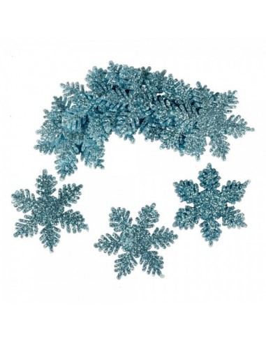 Elementos decorativos de estrella de hielo-nieve para la decoración navideña de centros comerciales calles tiendas