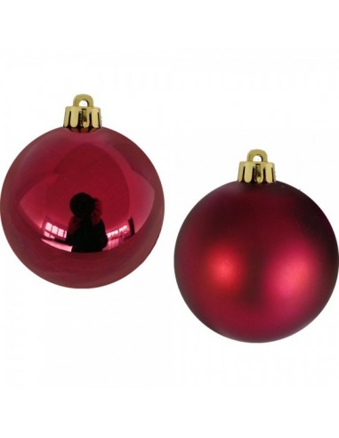 Bola de navidad brillo-mate para la decoración árboles navideños para tiendas y centros comerciales