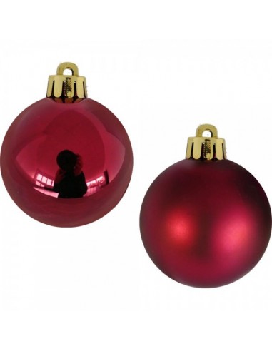 Bola de navidad brillo-mate para la decoración árboles navideños para tiendas y centros comerciales