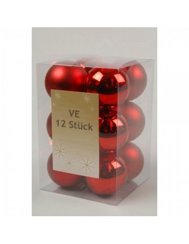 Pack de bolas de navidad brillo-mate para la decoración árboles navideños para tiendas y centros comerciales