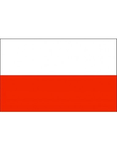 Bandera de polonia para escaparates y decorar espacios de países y viajes