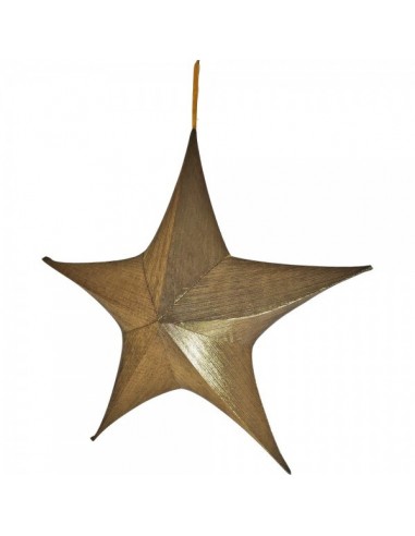 Estrella plegable metálica para la decoración de centros comerciales calles y tiendas