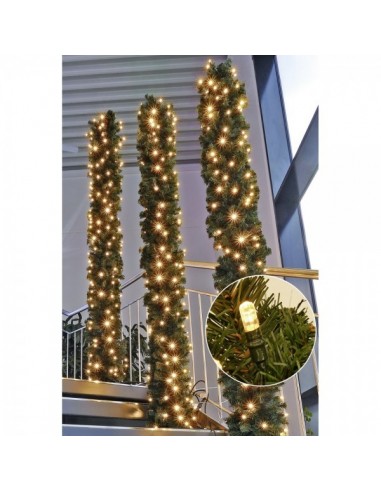 Guirnalda de Abeto doble LED de pie para la decoración de centros comerciales calles y tiendas