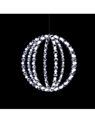 Anillos de esfera colgantes luces LED para la decoración en navidad fachadas calles centros comerciales tiendas