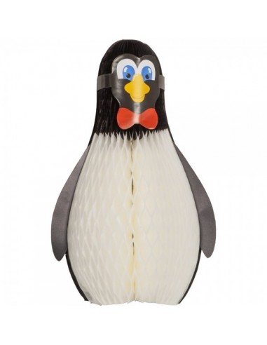 Pingüíno de papel plegable para la decoración navideña de centros comerciales calles tiendas