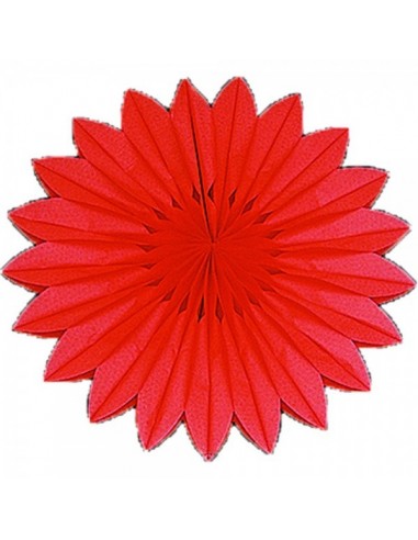 Rosa colgante de papel plegable para la decoración de fiestas populares y escaparates