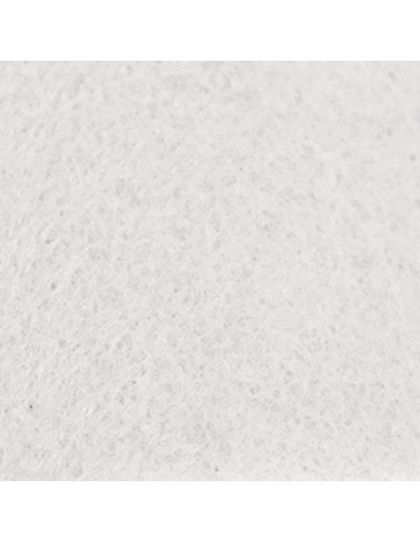 Hoja de fieltro blanco 90x0,3x60cm-La Decoteca