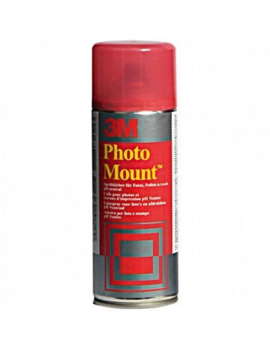Spray adhesivo para montaje fotográfico para el interior de espacios de tiendas o comercios