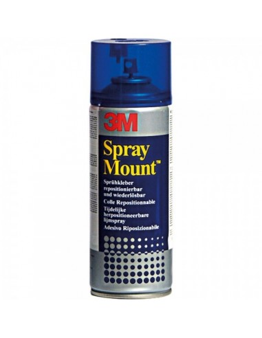 Spray adhesivo para montaje removibles para el interior de espacios de tiendas o comercios