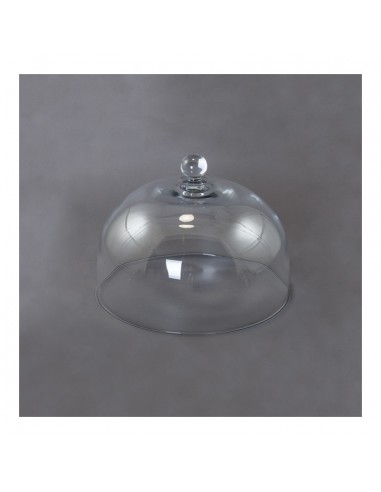 Semi-esfera expositor acrílica columna alta para el interior o escaparates de espacios de tiendas o comercios