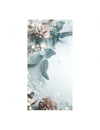 Banner-foto estampado de flores romance de invierno para la decoración del fondo decorativo en los escaparates de tiendas