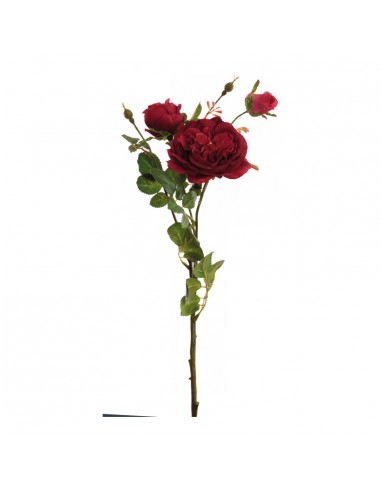 Ramita de rosas triple para la decoración en del día de los enamorados