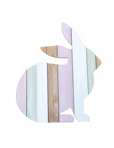 Conejo de pascua para la decoración de verano en escaparates de tiendas o comercios