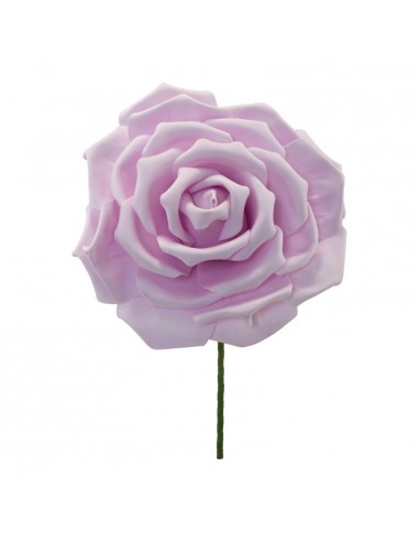 Cabeza de flor rosa para la decoración de verano en escaparates de tiendas o comercios