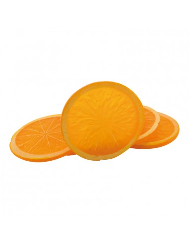 Rodajas de naranja para la decoración de verano en escaparates de tiendas o comercios