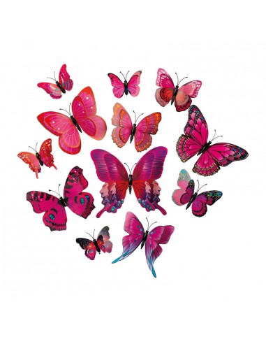 Mariposas 3D para la decoración en del día de los enamorados