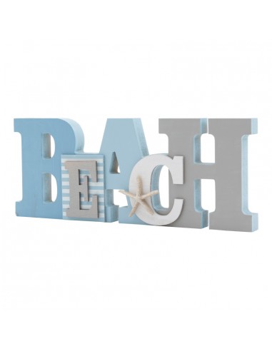 Letras »playa« para la decoración de verano en escaparates de tiendas o comercios