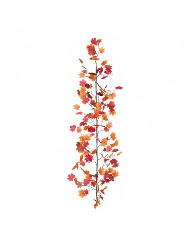 Guirnalda de hojas de arce de colorido otoñal Para decorar centros comerciales y escaparates en otoño
