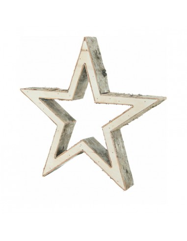 Estrella de madera para la decoración navideña de centros comerciales calles tiendas