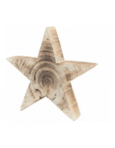 Estrella de madera para la decoración navideña de centros comerciales calles tiendas