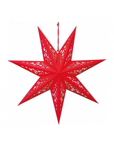 Estrella plegable de 7 puntas para la decoración de centros comerciales calles y tiendas