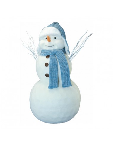 Muñeco de nieve para decoración de escaparates en invierno