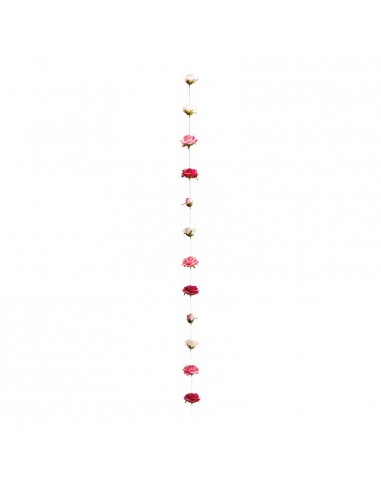 Guirnalda de rosas para la decoración del día de los enamorados en centros comerciales y tiendas