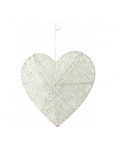 Corazón trenzado 3D para la decoración del día de los enamorados en centros comerciales tiendas
