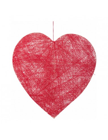 Corazón hilo trenzado para la decoración del día de los enamorados en centros comerciales tiendas