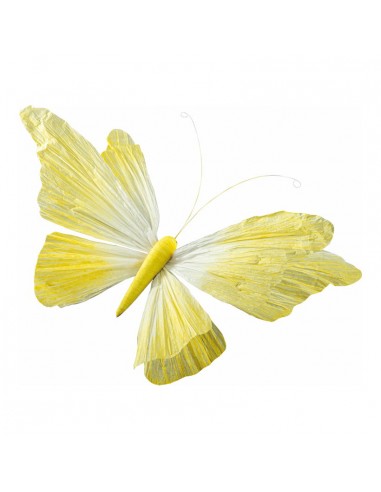 Mariposa con clip para escaparates de primavera en tiendas y centros comerciales