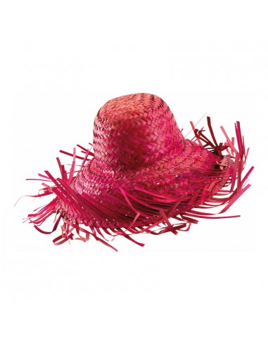 Sombrero de paja para escaparates en verano de tiendas o comercios