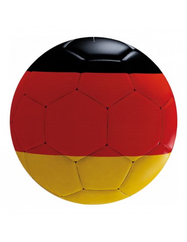 Pelota de fútbol colores bandera alemana para decoración futbolística y deportes en escaparates