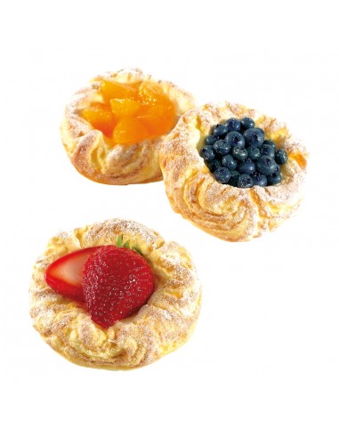 Imitación de hojaldres con frutas para heladerías cafeterías y la decoración de escaparates de tiendas