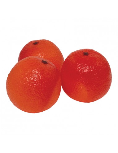 Imitación de naranjas enteras para fruterías y la decoración de escaparates de tiendas o comercios