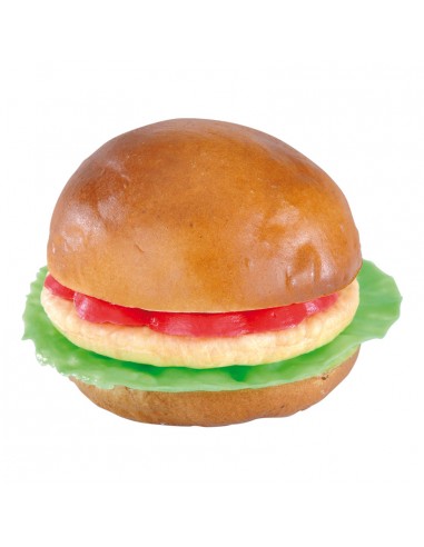 Imitación de hamburguesa vegetal para charcuterías y la decoración de escaparates de tiendas