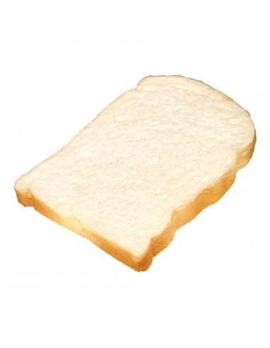 Imitación de rebanada de pan de molde para panaderías pastelerías y escaparates de tiendas