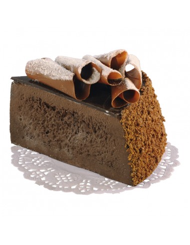 Imitación de trozo de pastel de chocolate para panaderías pastelerías y escaparates de tiendas
