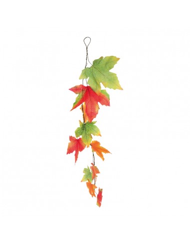 Guirnalda de hojas de arce Para decorar centros comerciales y escaparates en otoño