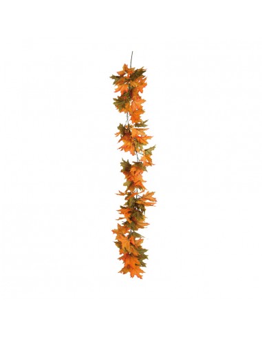 Guirnaldas de hojas de arce Para decorar centros comerciales y escaparates en otoño