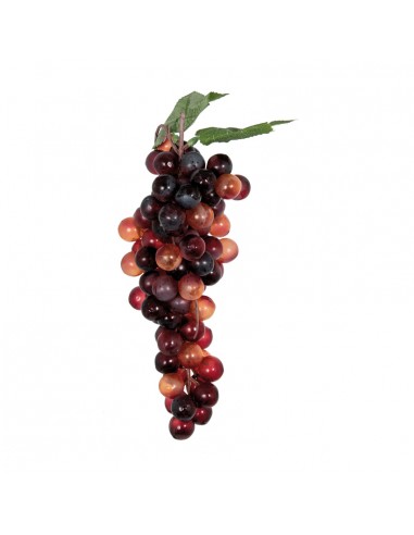 Uva roja decorativa para la decoración de la vendimia en licorerías catas bodegas de vino